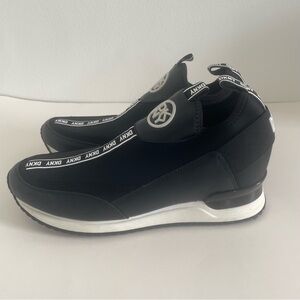 DKNY Black Slip-On Sneakers